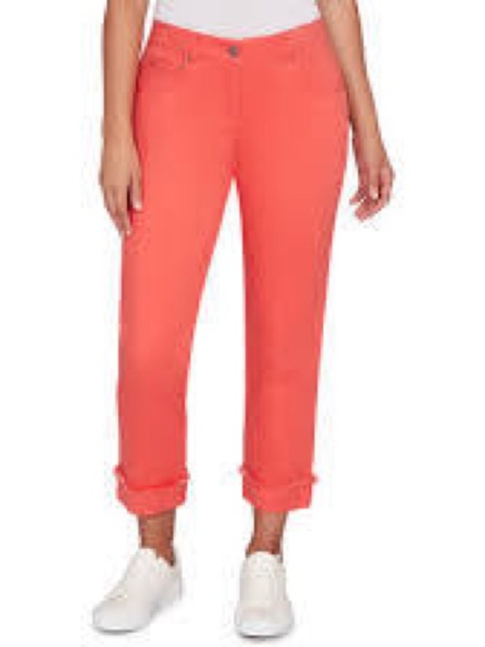 Hugo Boss Pink Cropped Slim Jeans